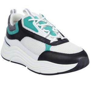 Mallet Mens Cyrus Leather Sneakers / Black